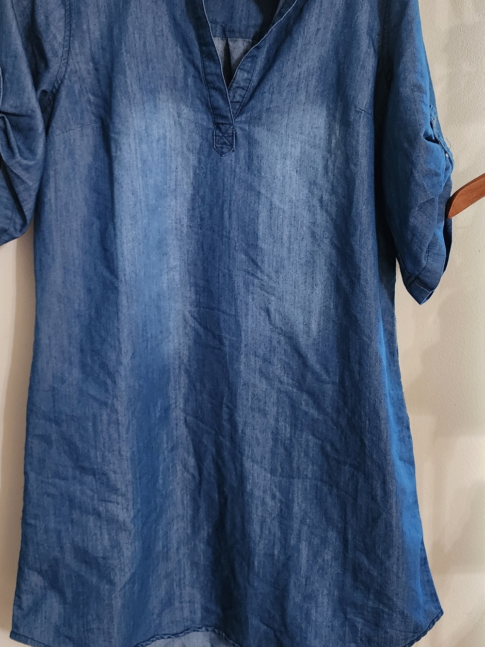 Denim Shirt Dress -‎ Size Medium